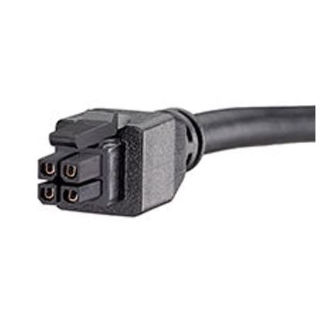 Molex Push-In Wire Connector, 20 AWG Max, Black, Nylon Insulation, 300 V AC, 5.6 A 2451320405